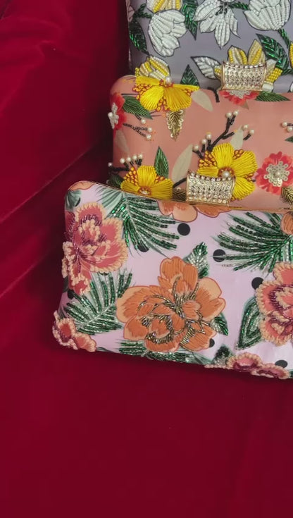 Gorgeous Blue & Red Floral CFB