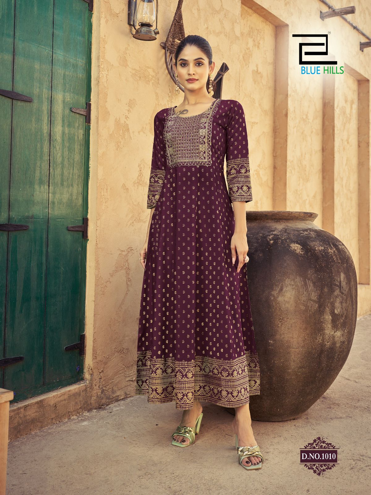 Purple BHU 1004 FVD - Indian Dress House 786