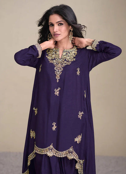 Purple Dhoti SYJN - Indian Dress House 786
