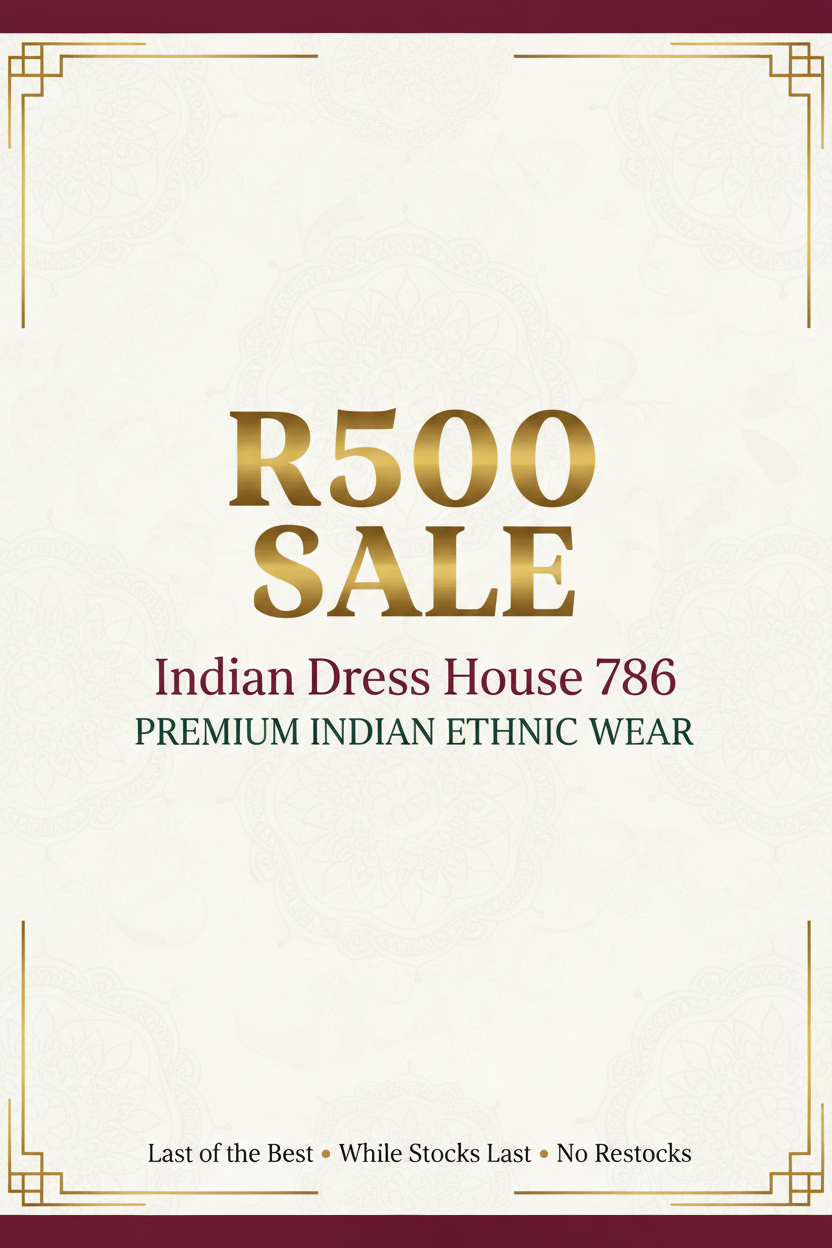 R500 Sale Poster