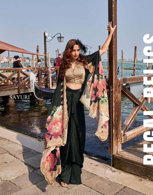 Ravishing Black Floral SYFD - Indian Dress House 786