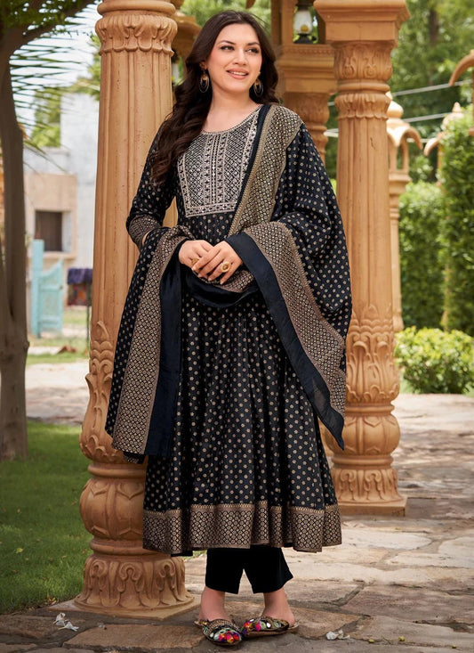 Ravishing Black MG 1004 FVD - Indian Dress House 786