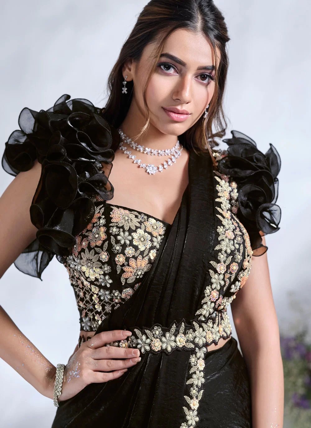 Ravishing Black MHSA - Indian Dress House 786