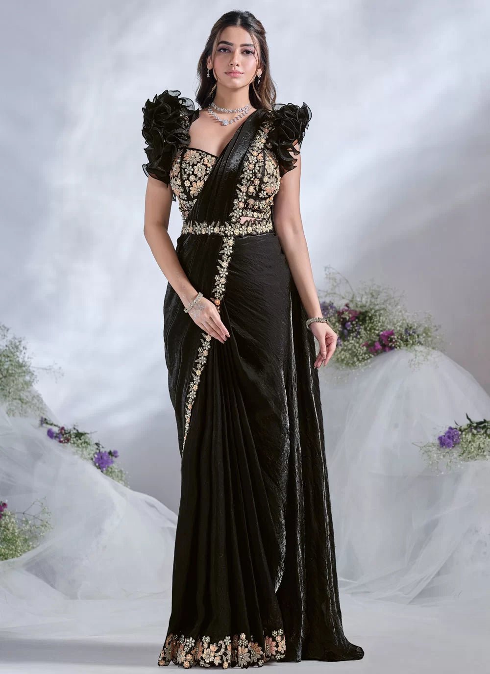 Ravishing Black MHSA - Indian Dress House 786