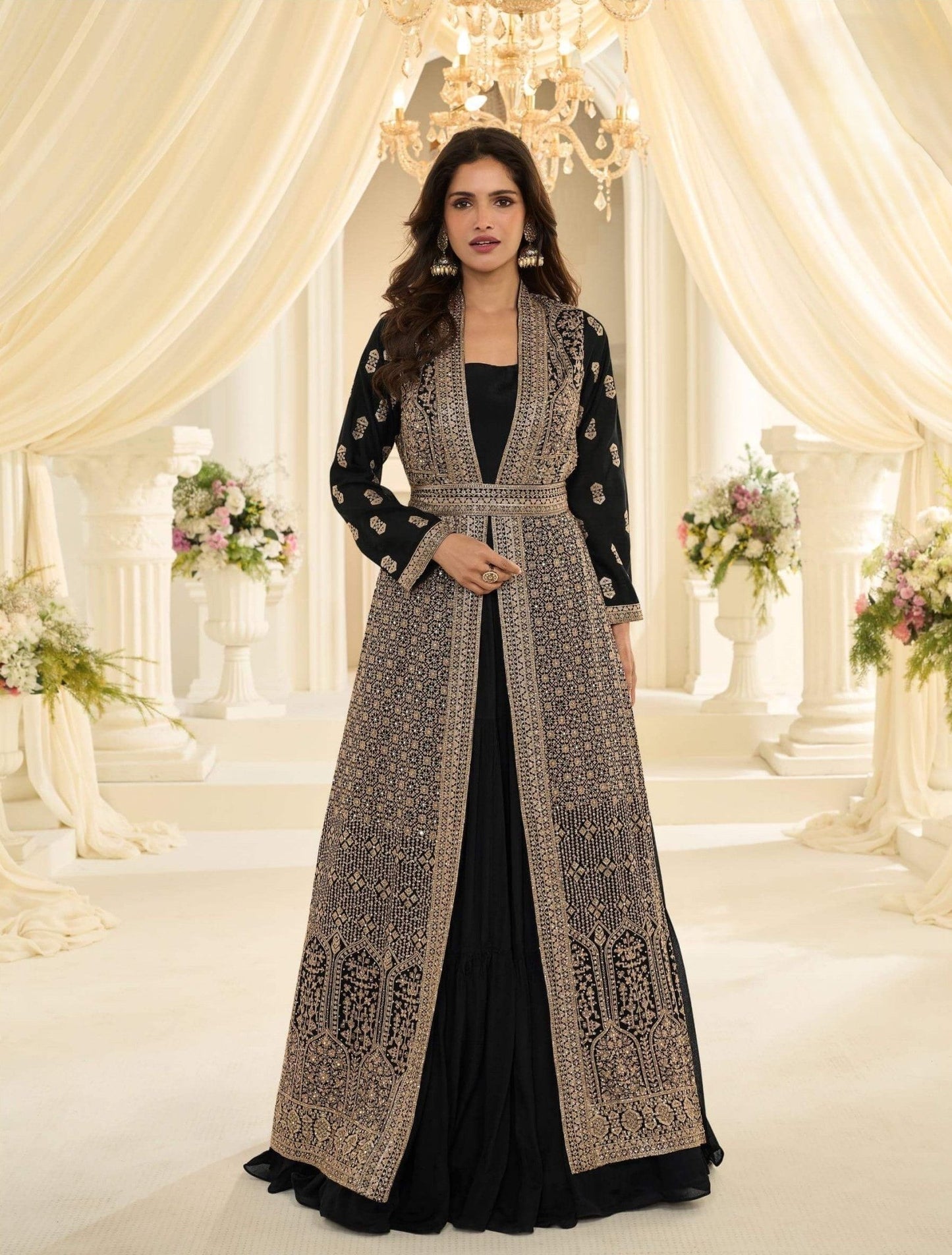 Ravishing Black SMJS - Indian Dress House 786