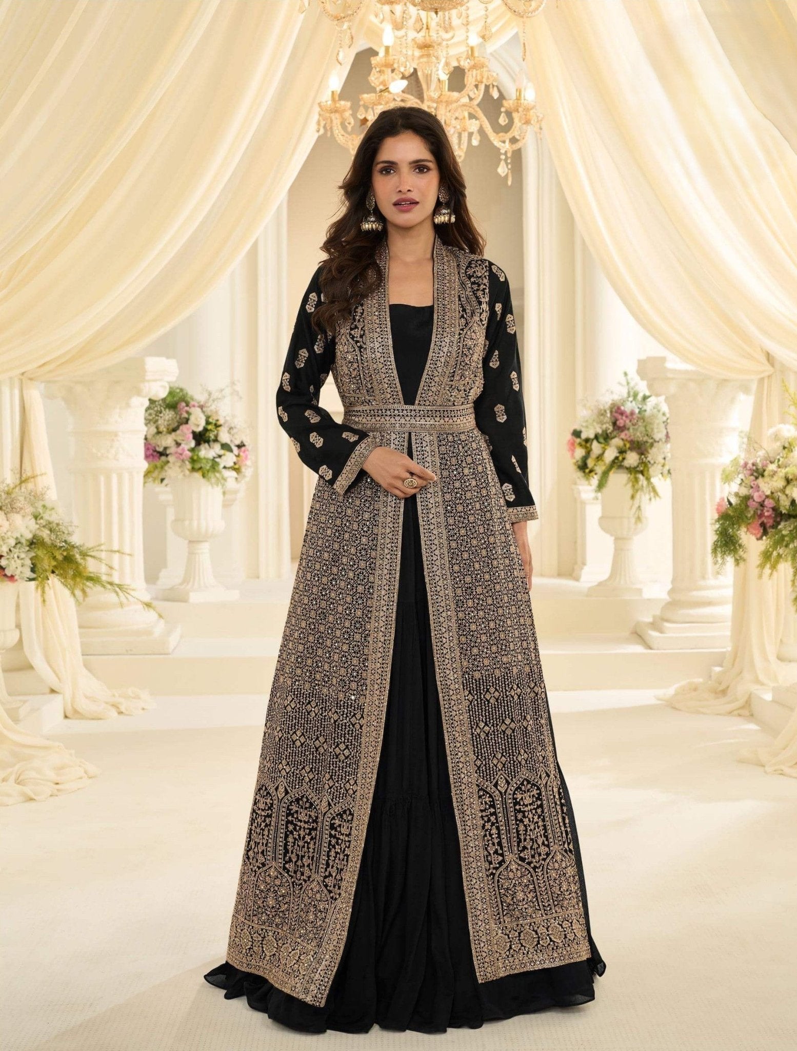Ravishing Black SMJS - Indian Dress House 786
