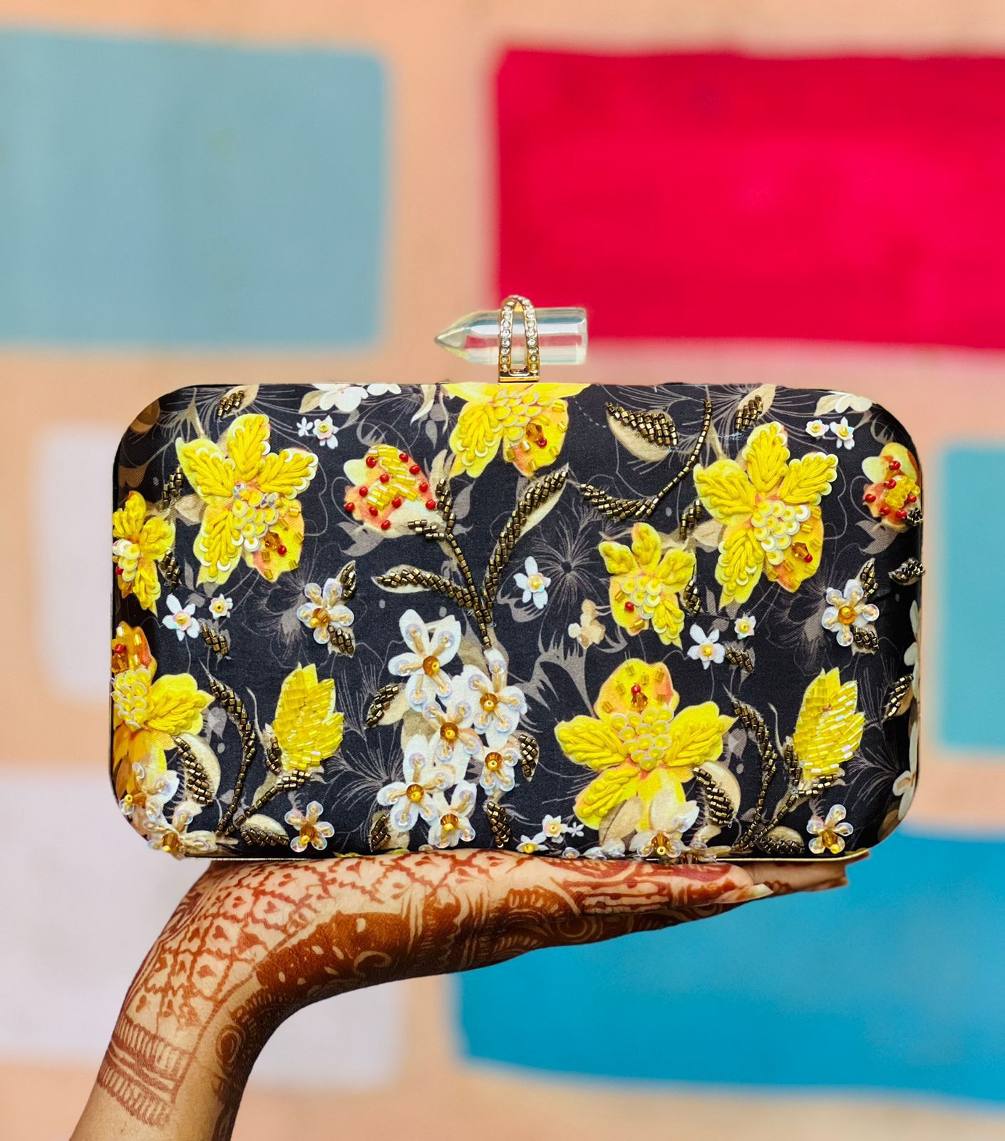 Ravishing Black & Yellow CFB - Indian Dress House 786