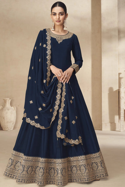 Ravishing Blue AAKS - Indian Dress House 786