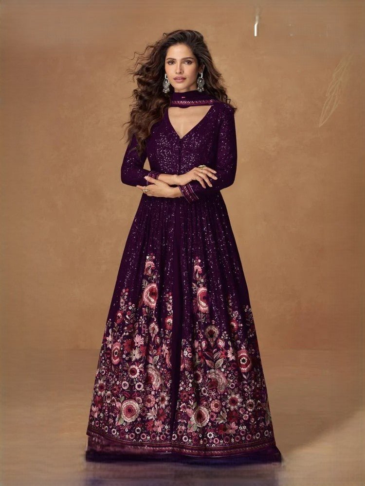 Ravishing Floral ASMJ - Indian Dress House 786