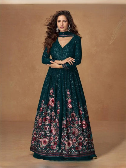 Ravishing Floral ASMJ - Indian Dress House 786