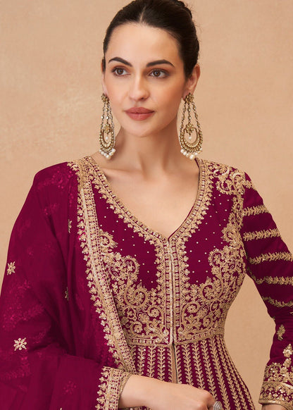 Ravishing Rani & Gold SYNJ - Indian Dress House 786