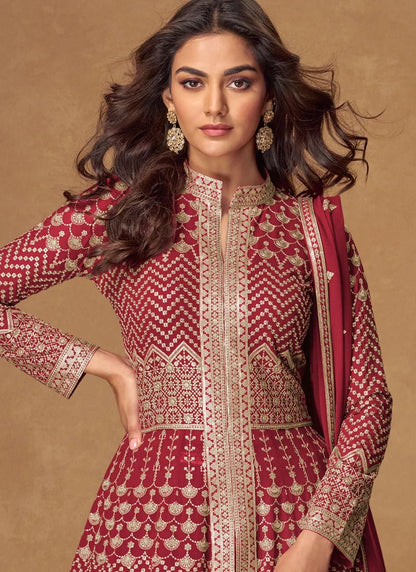 Ravishing Red AMGA - Indian Dress House 786