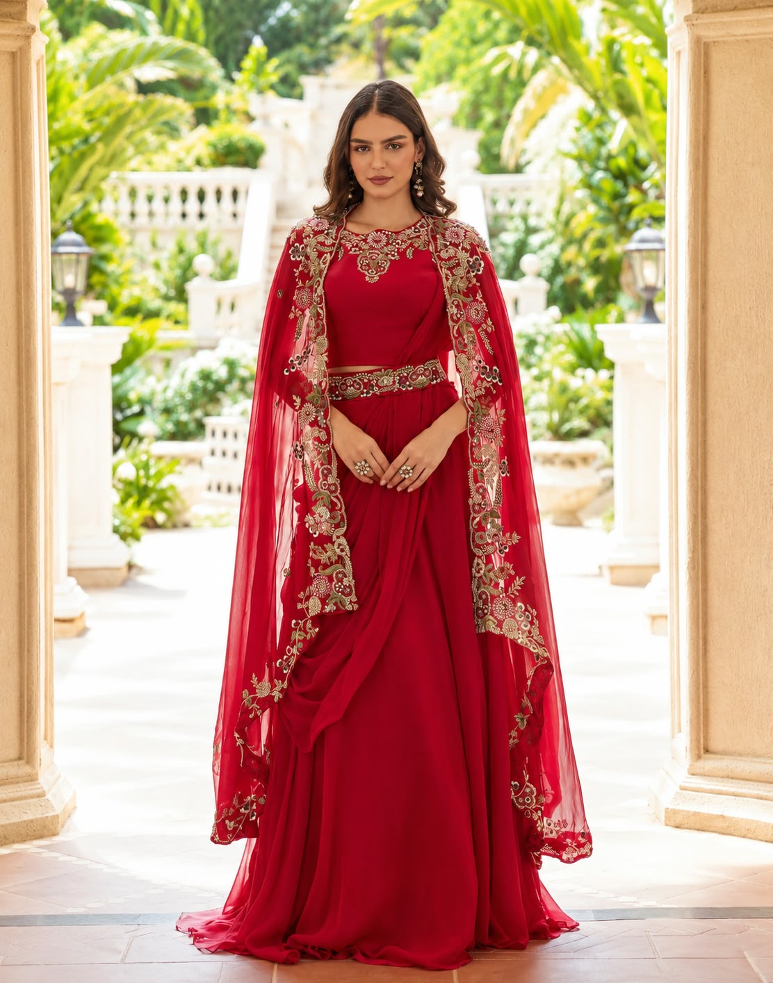 Stunning Red Floral SGL