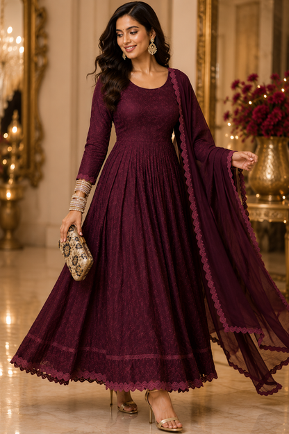 Gorgeous Embroided Floral FVD