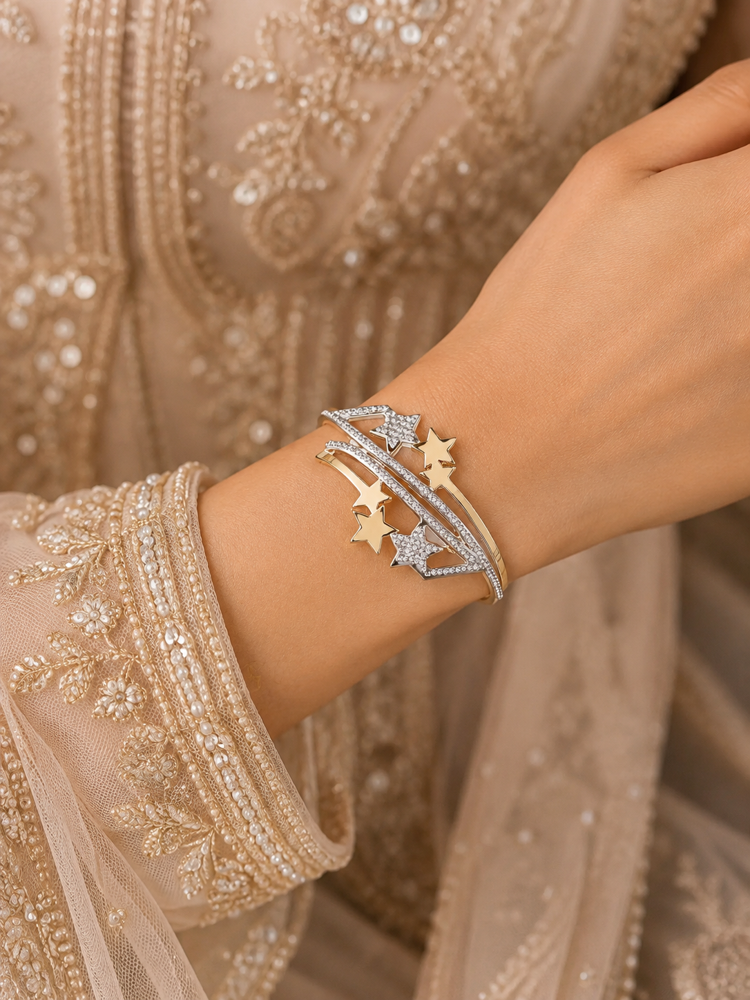 Gorgeous Stylish Golden Bracelet ( KADA) JWY