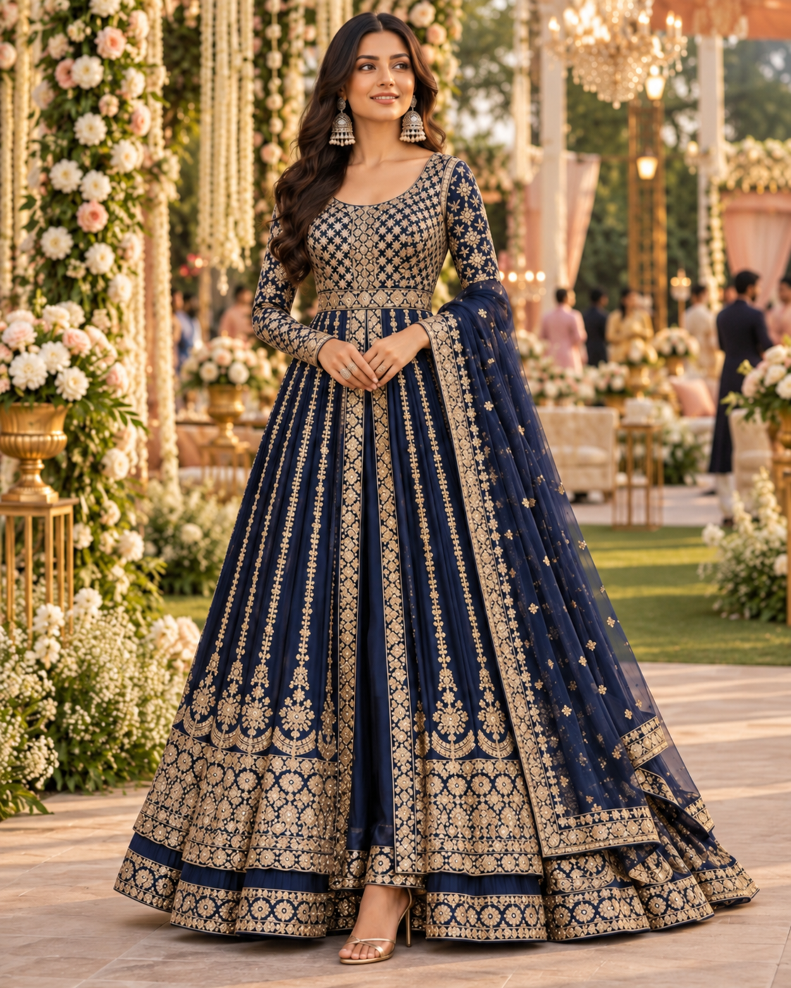 Exclusive Jacket Style Anarkali DPL
