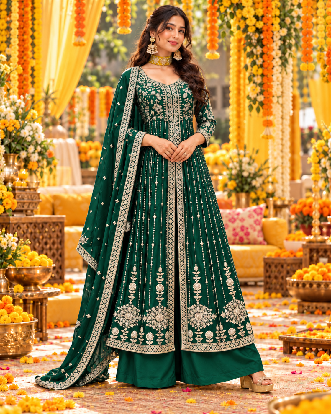 Stunning Jacket & Plazzo DPL