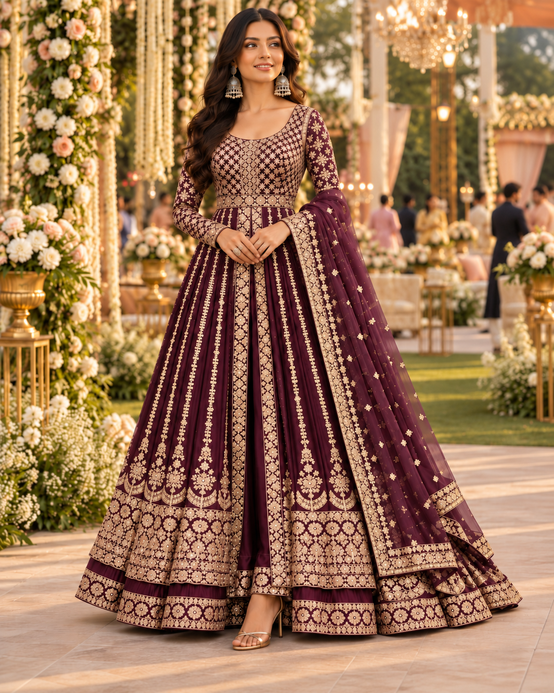 Exclusive Jacket Style Anarkali DPL