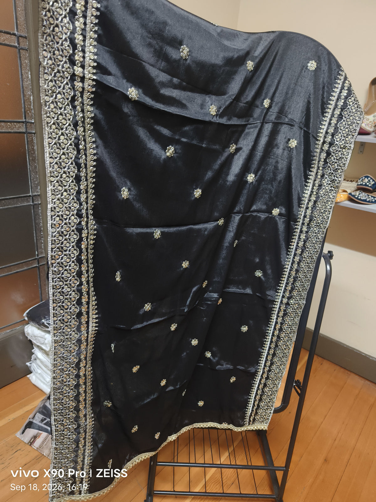 Stunning Black Sharara SNO