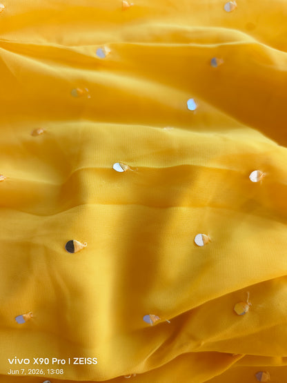 Gorgeous Yellow Indo Western Plazzo Sharara