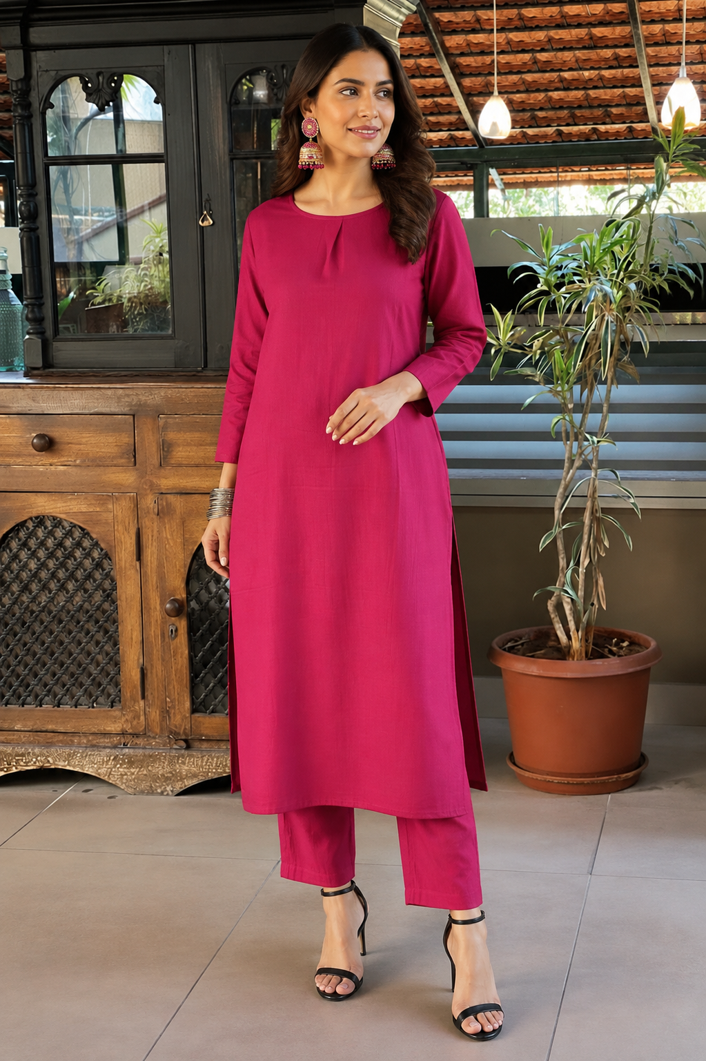 Gorgeous Simple Plain Kurti Sets FVD