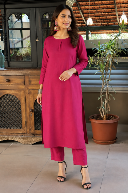 Gorgeous Simple Plain Kurti Sets FVD