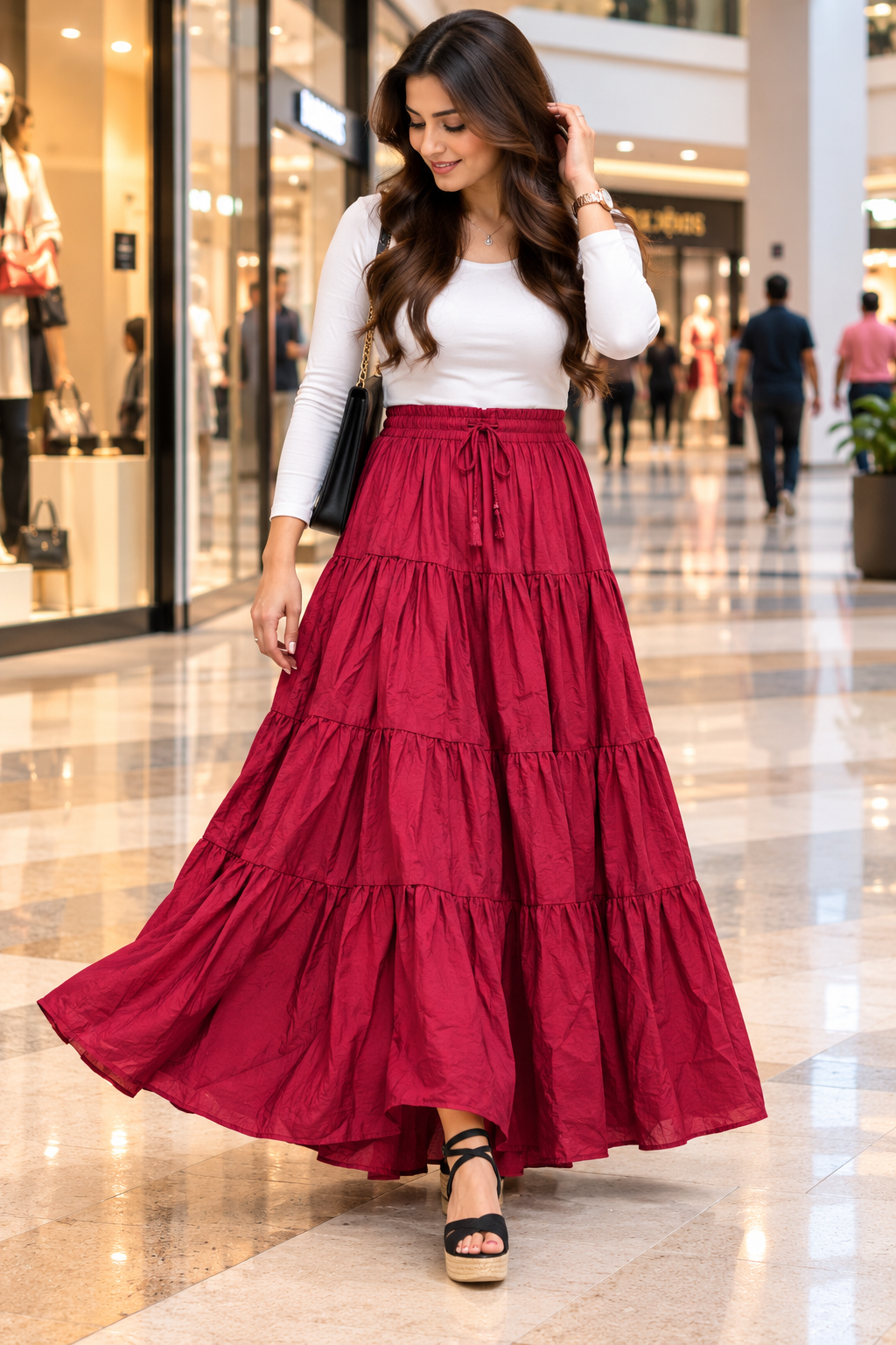 Gorgeous Solid Plain Skirts