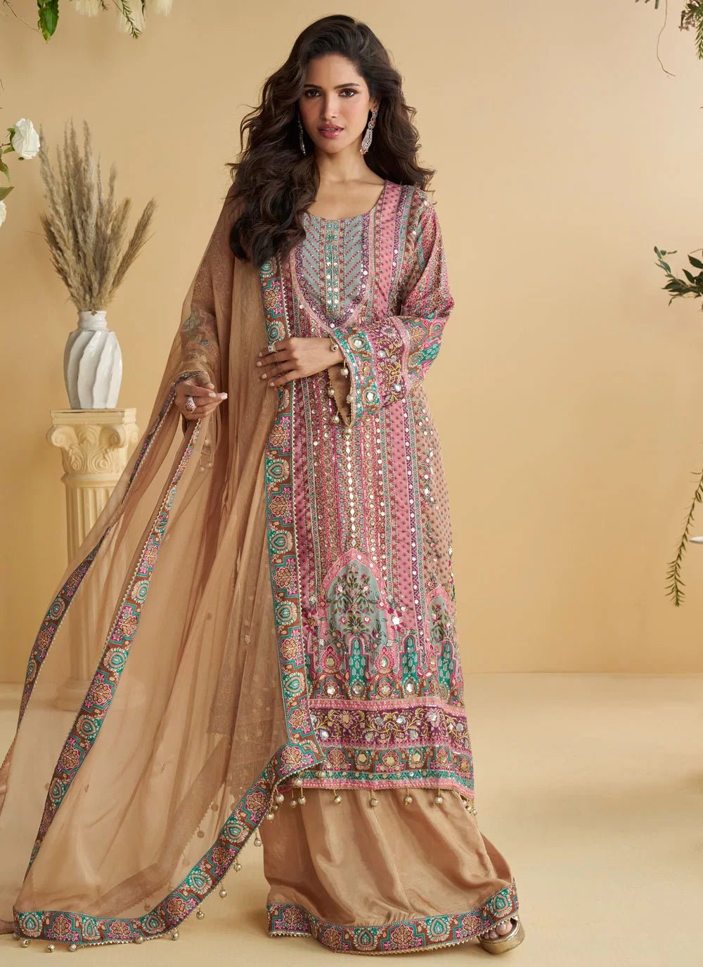 Rose Pink SYANP - Indian Dress House 786
