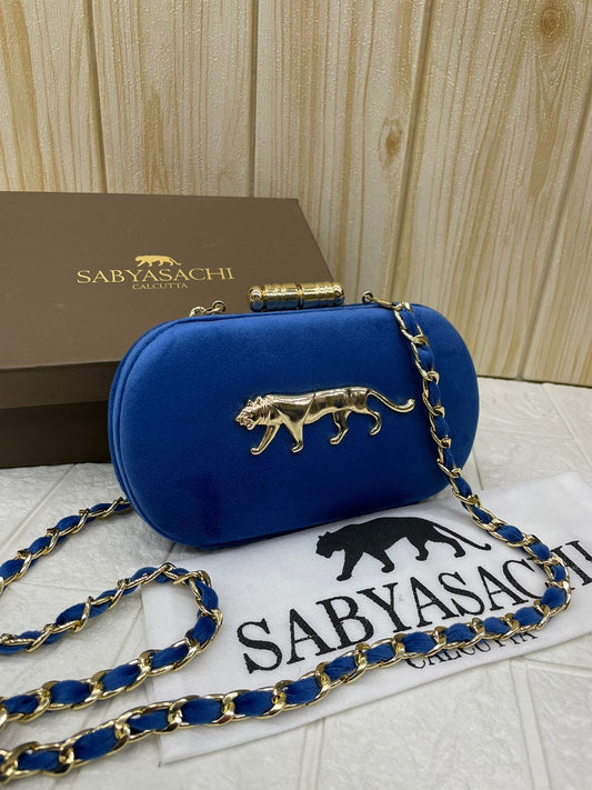 Royal Blue Sabya CFB - Indian Dress House 786