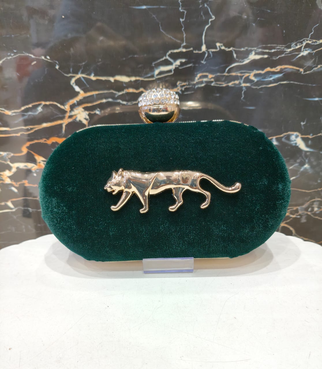 Sabya Velvet Clutch CFB - Indian Dress House 786