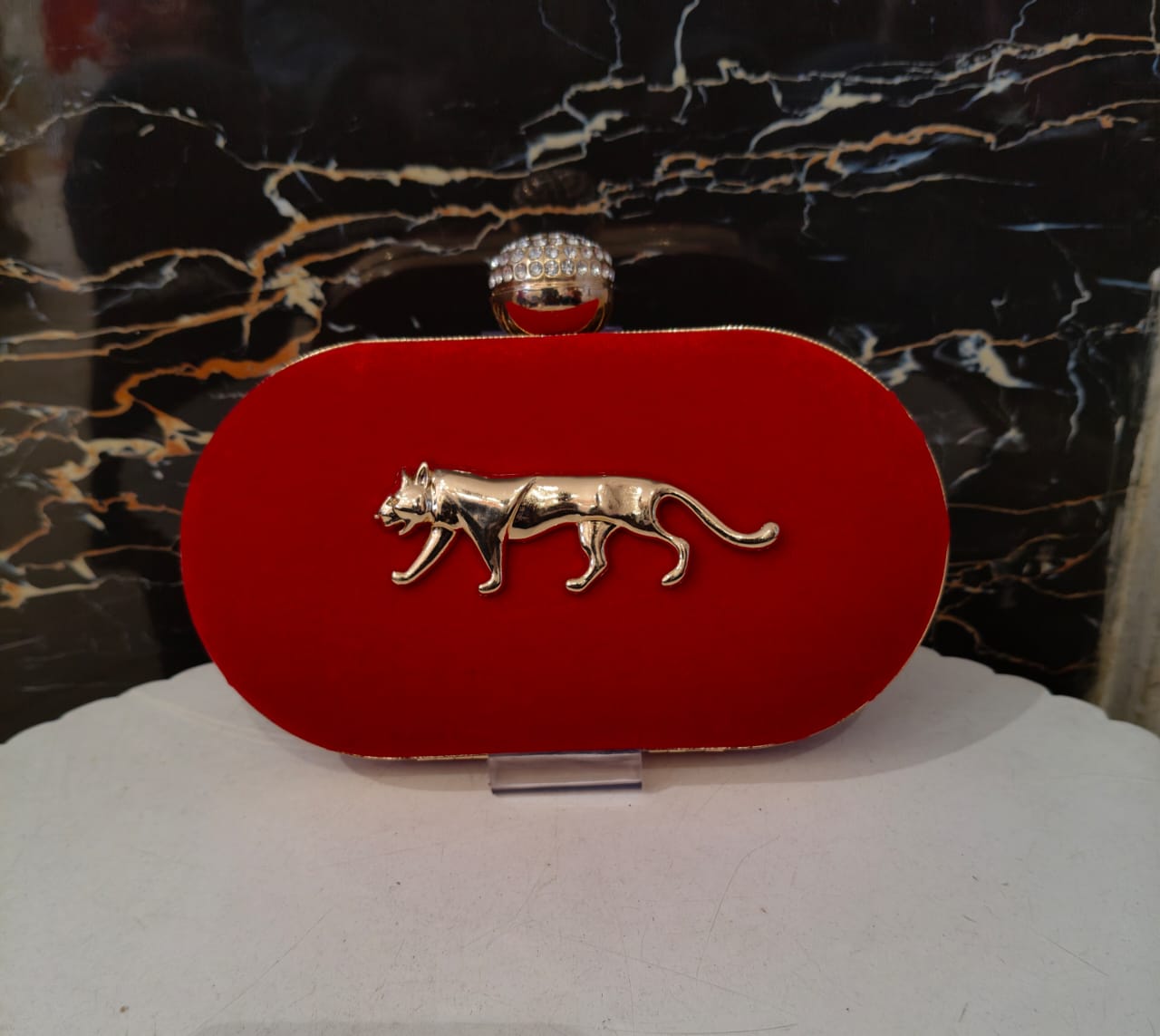 Sabya Velvet Clutch CFB - Indian Dress House 786