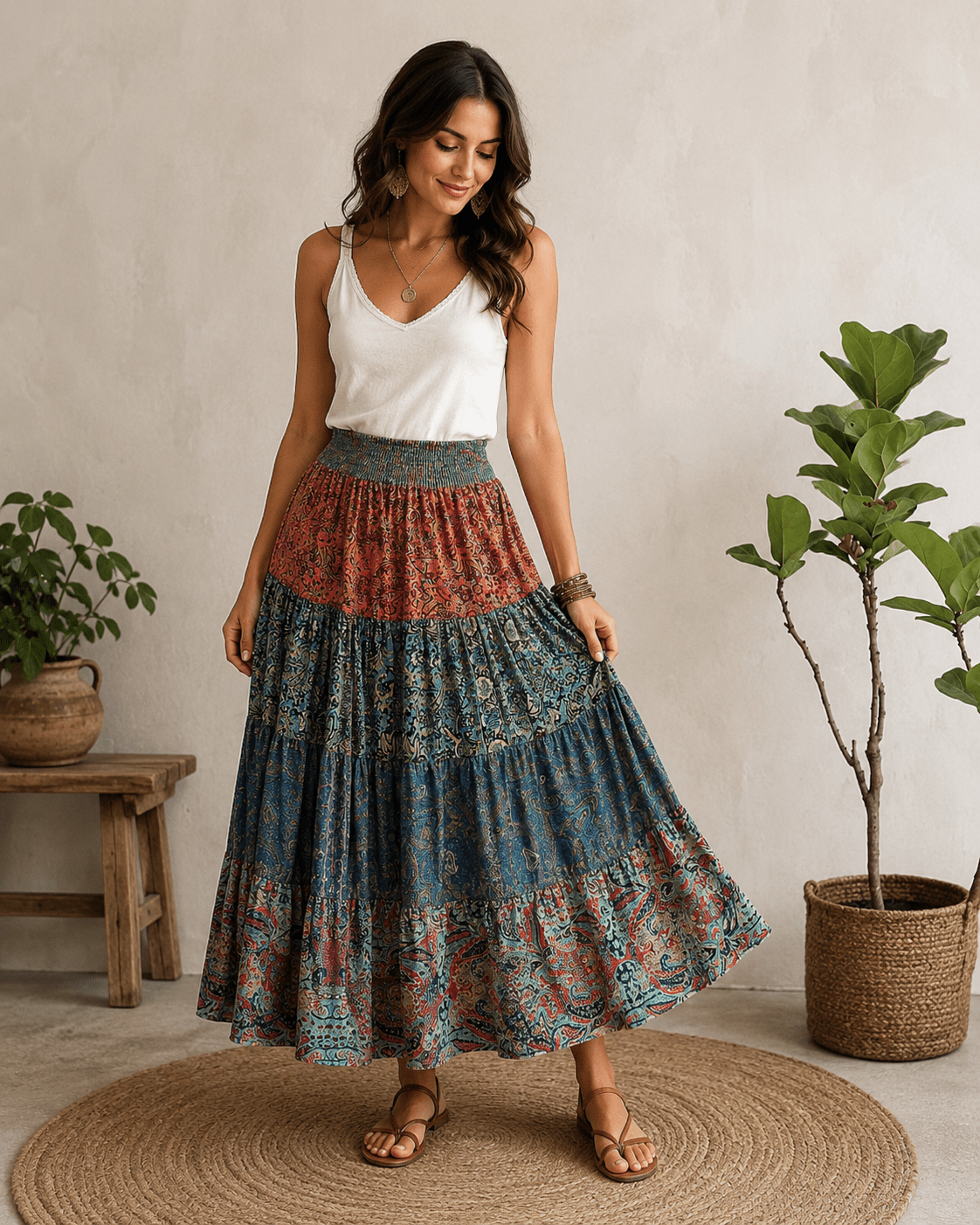 Standard Boho Chic Skirts - Indian Dress House 786
