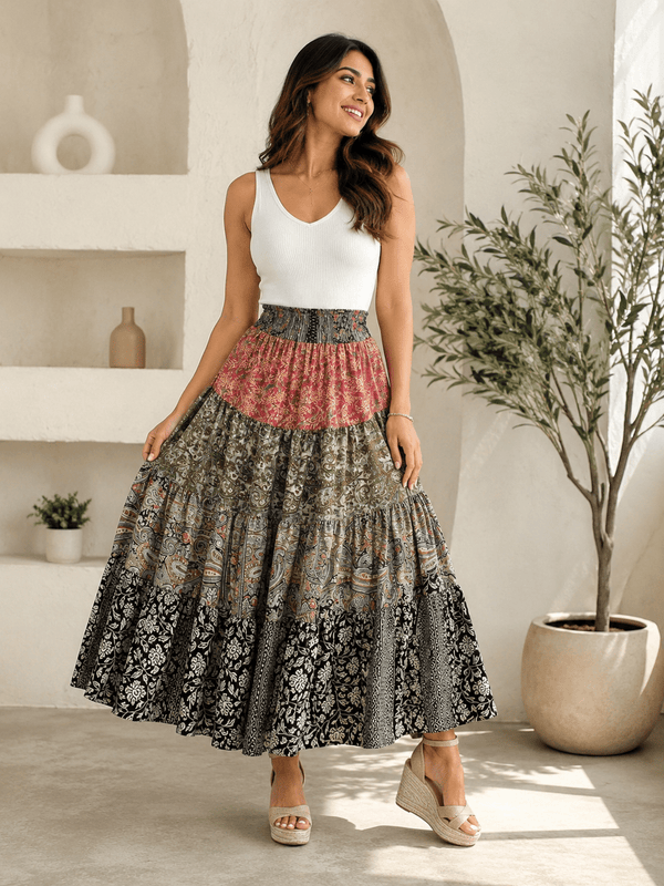 Standard Boho Chic Skirts - Indian Dress House 786