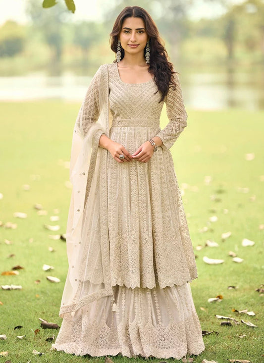 Stunning Beige SYSP - Indian Dress House 786