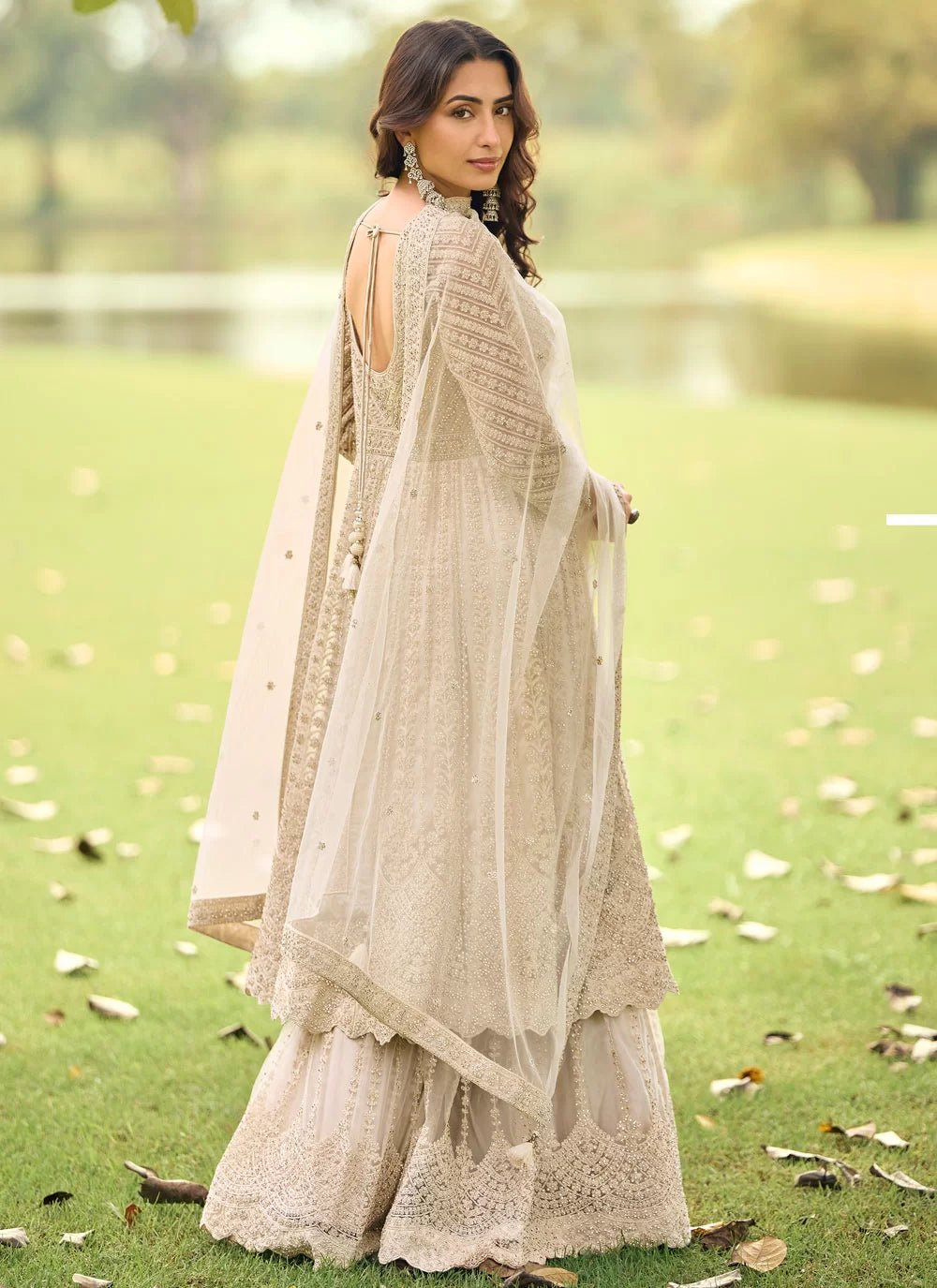 Stunning Beige SYSP - Indian Dress House 786