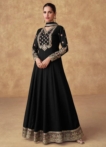 Stunning Black ASWG - Indian Dress House 786