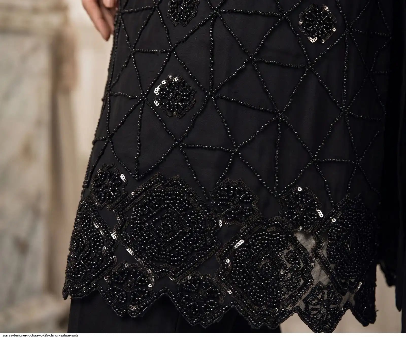 Stunning Black AURS - Indian Dress House 786