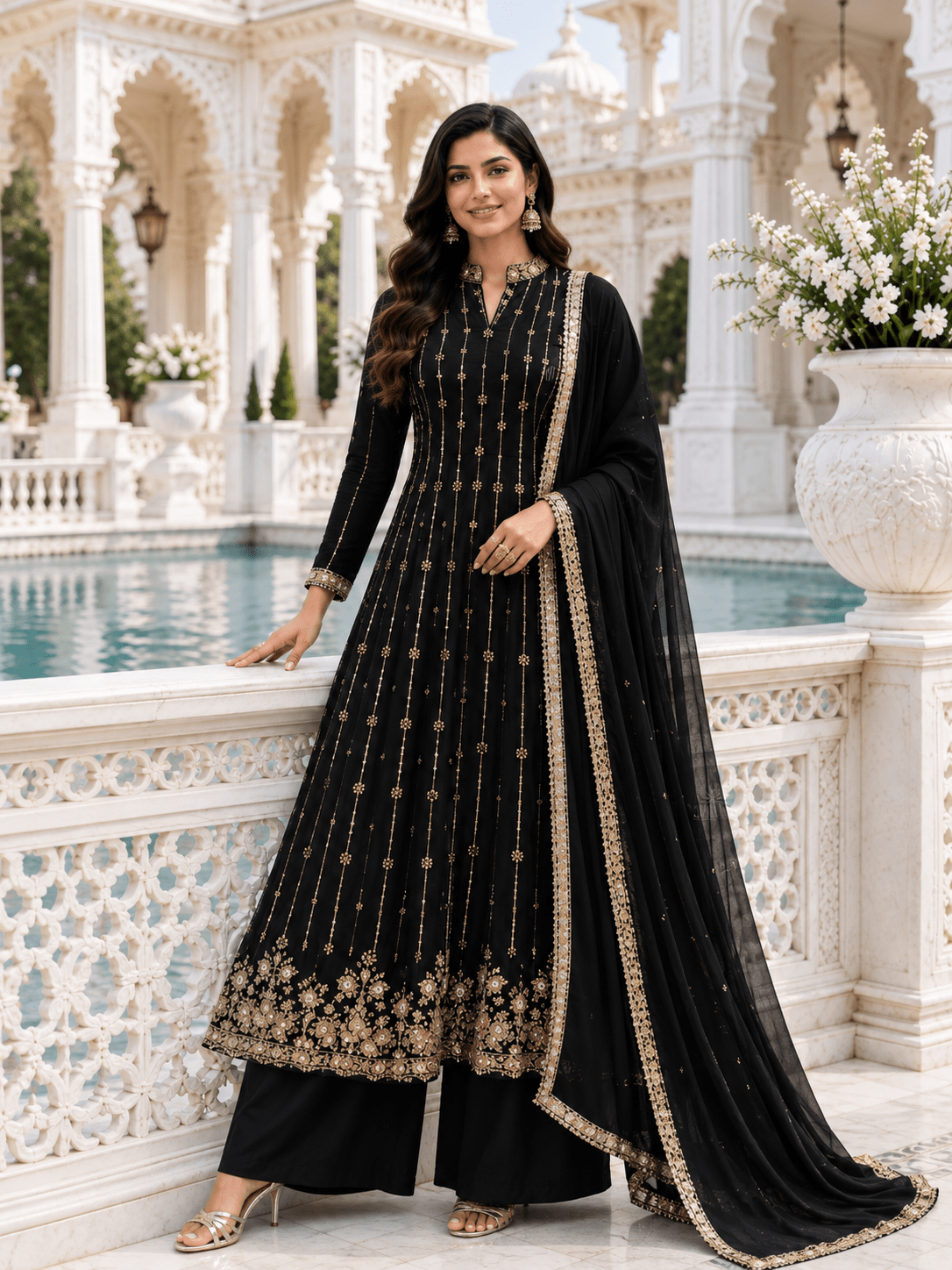 Stunning Black & Good SHIV - Indian Dress House 786