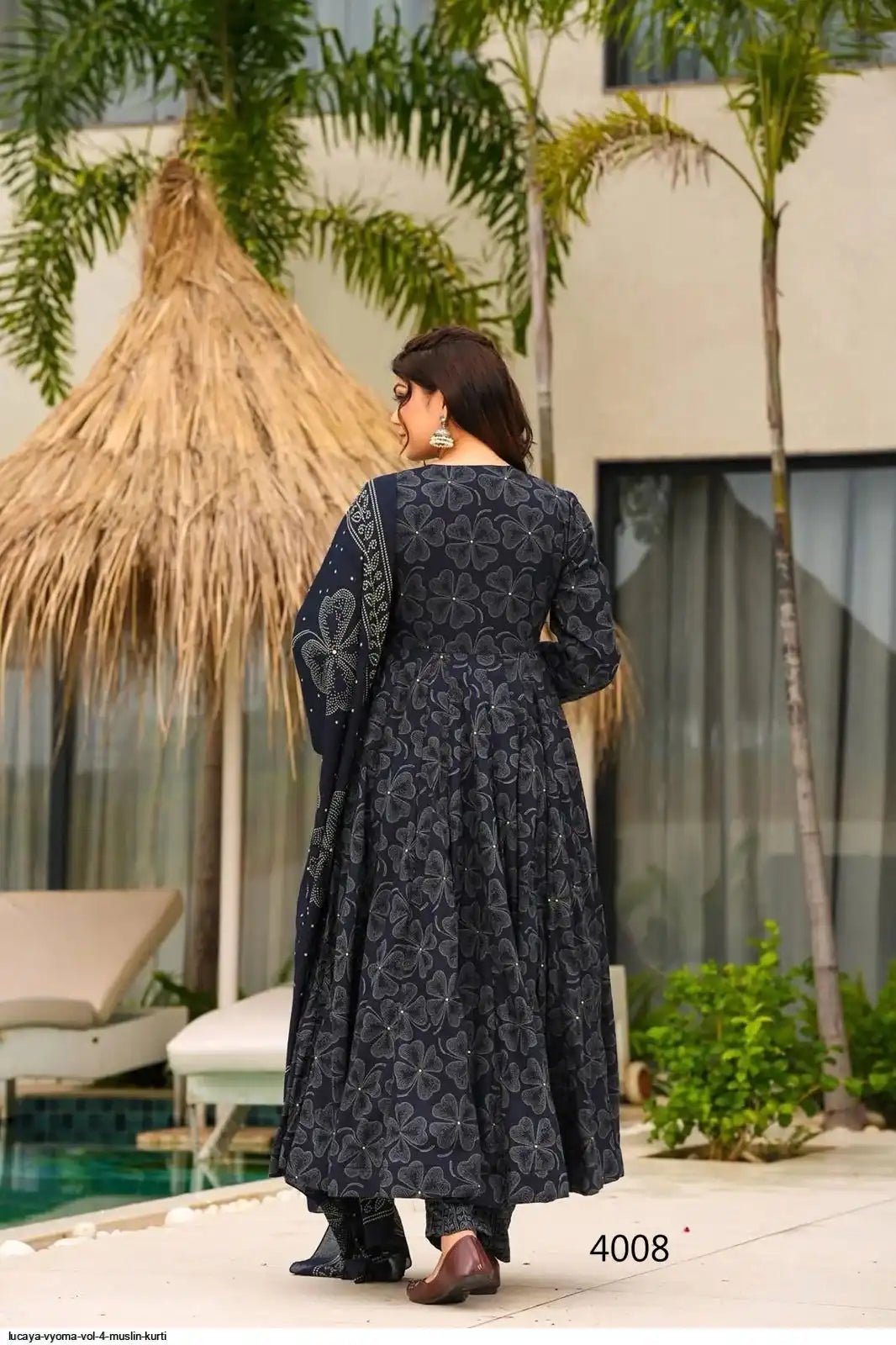 Stunning Black LC VMY 4008 FVD - Indian Dress House 786
