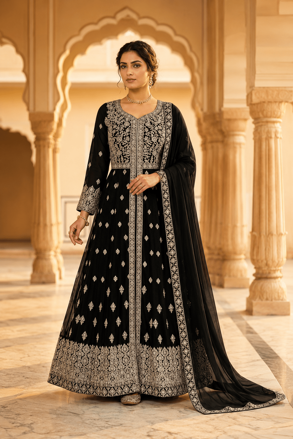 Stunning Black SHIV - Indian Dress House 786