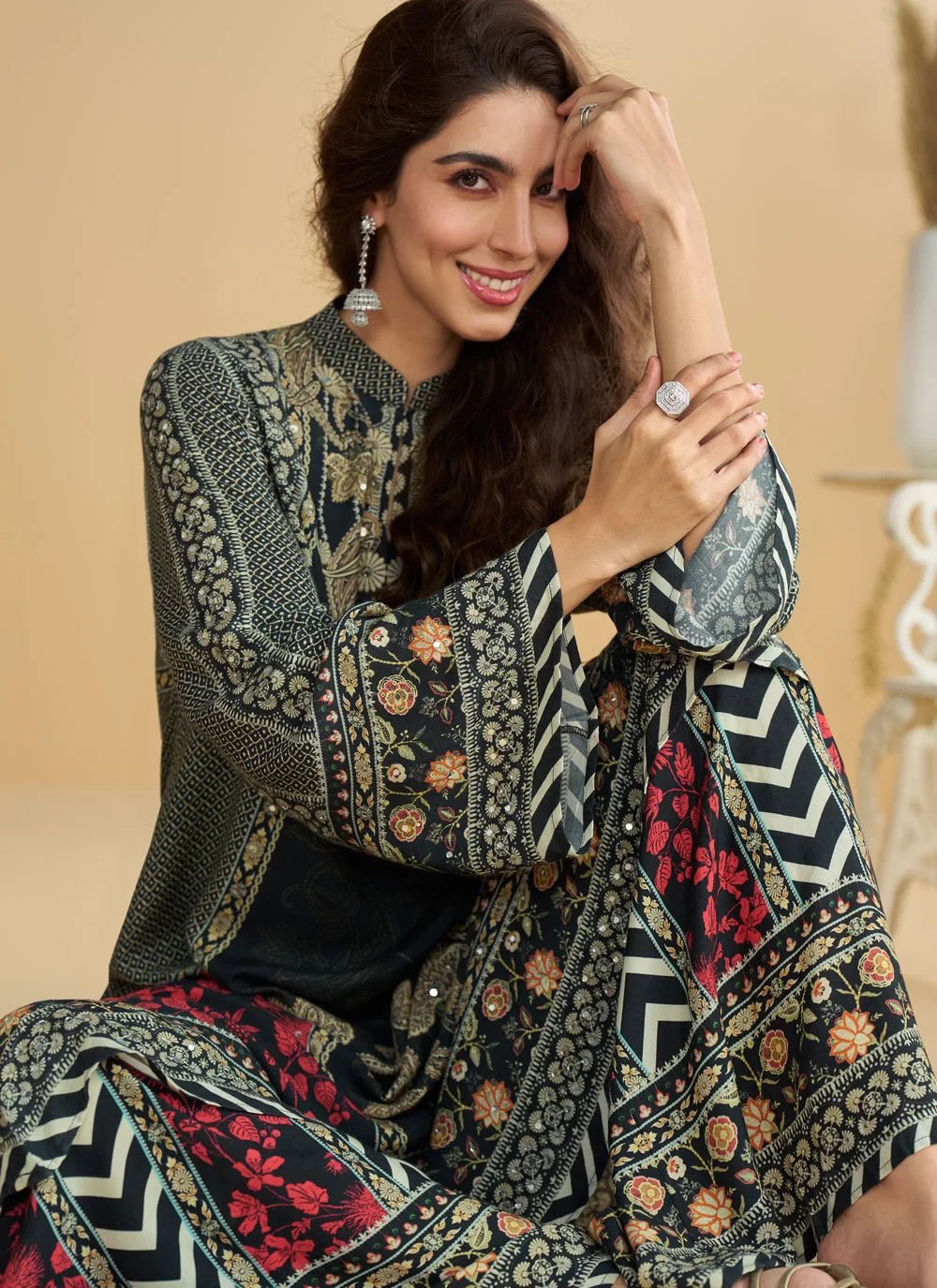 Stunning Black SYANP - Indian Dress House 786