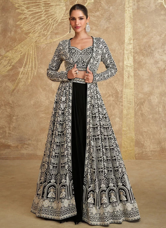 Stunning Black SYZ - Indian Dress House 786