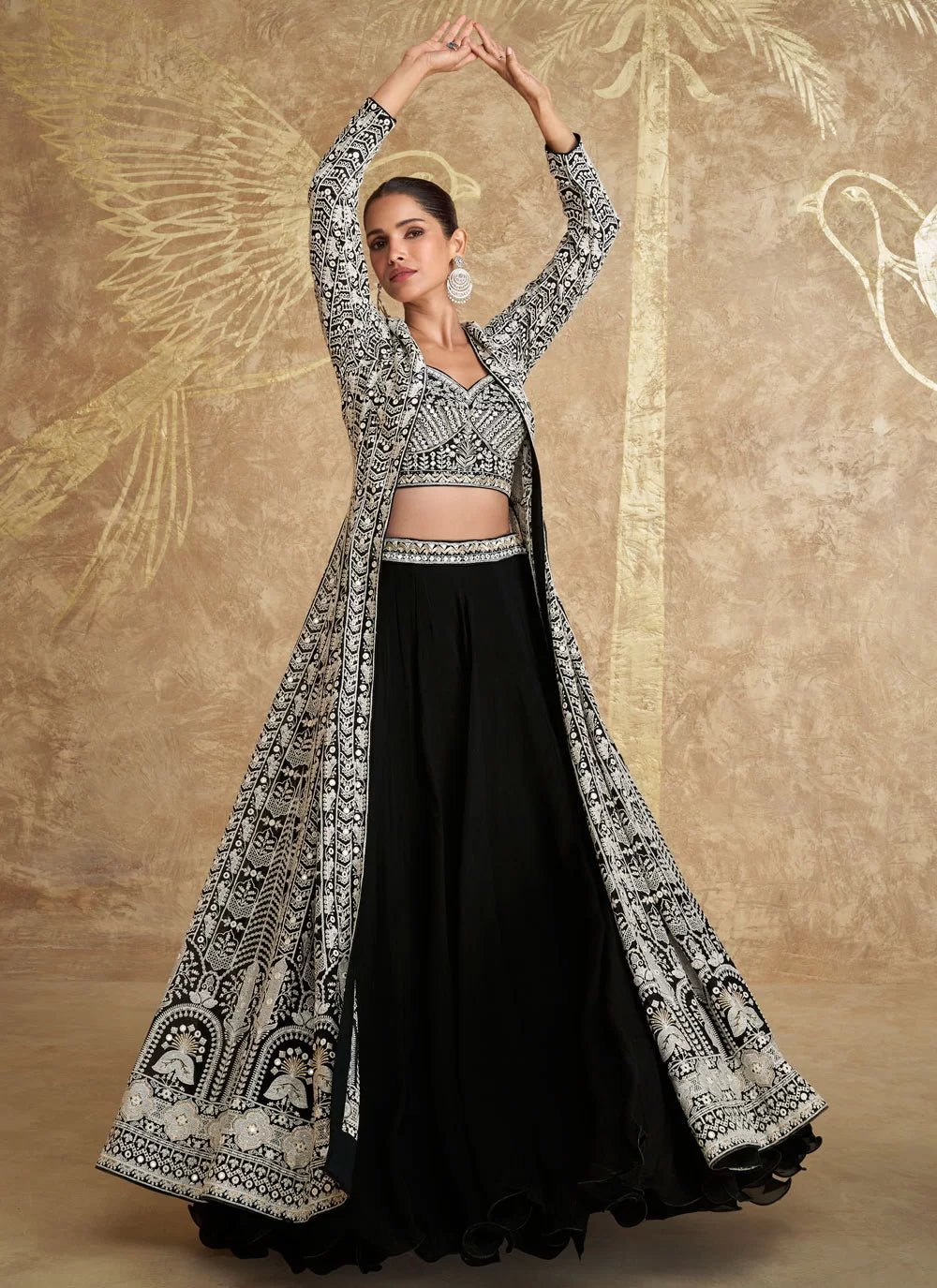 Stunning Black SYZ - Indian Dress House 786