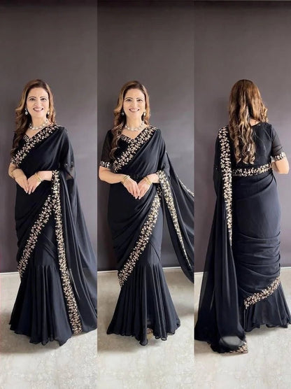 Stunning Black VGS - Indian Dress House 786