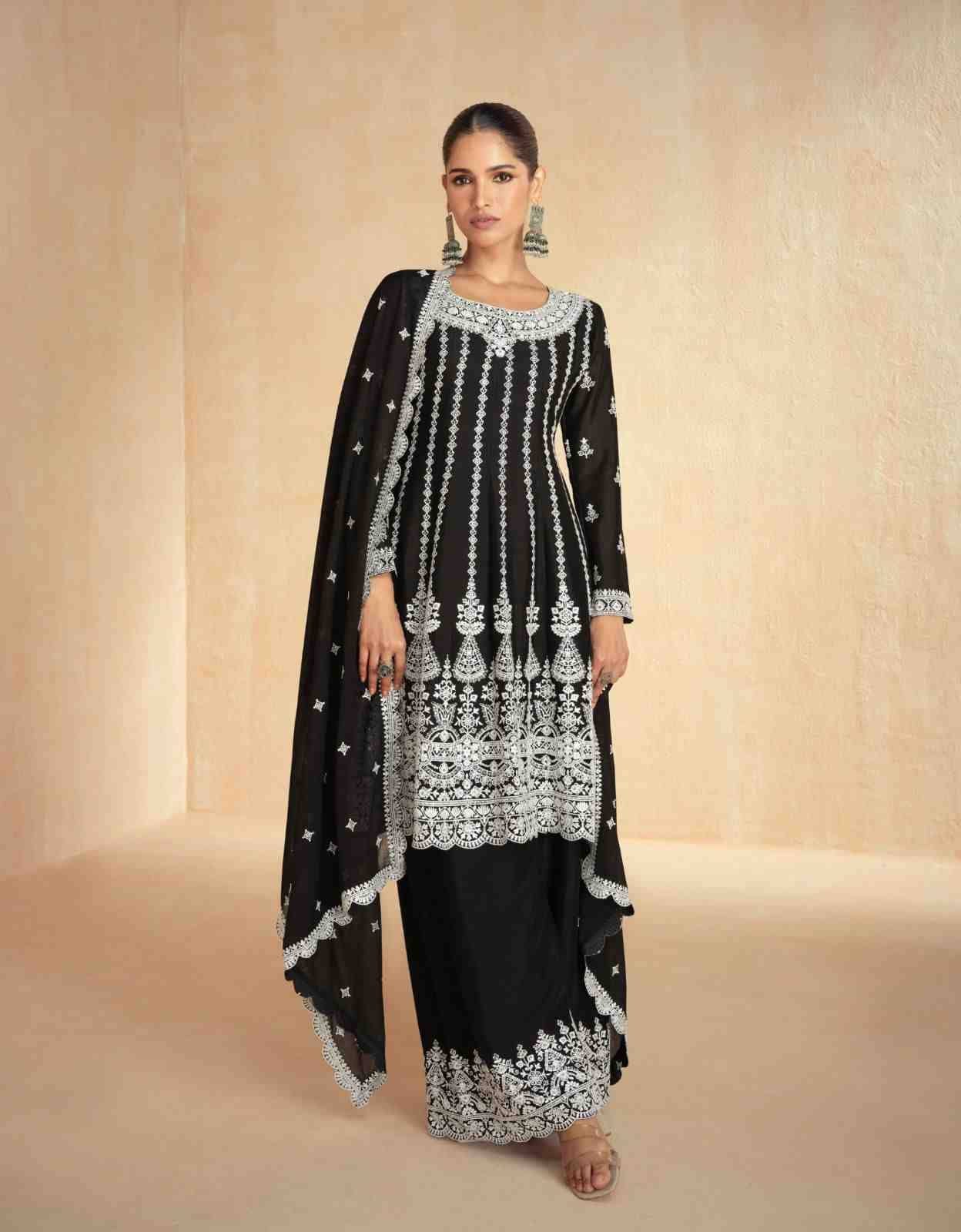 Stunning Black & White ASVT - Indian Dress House 786