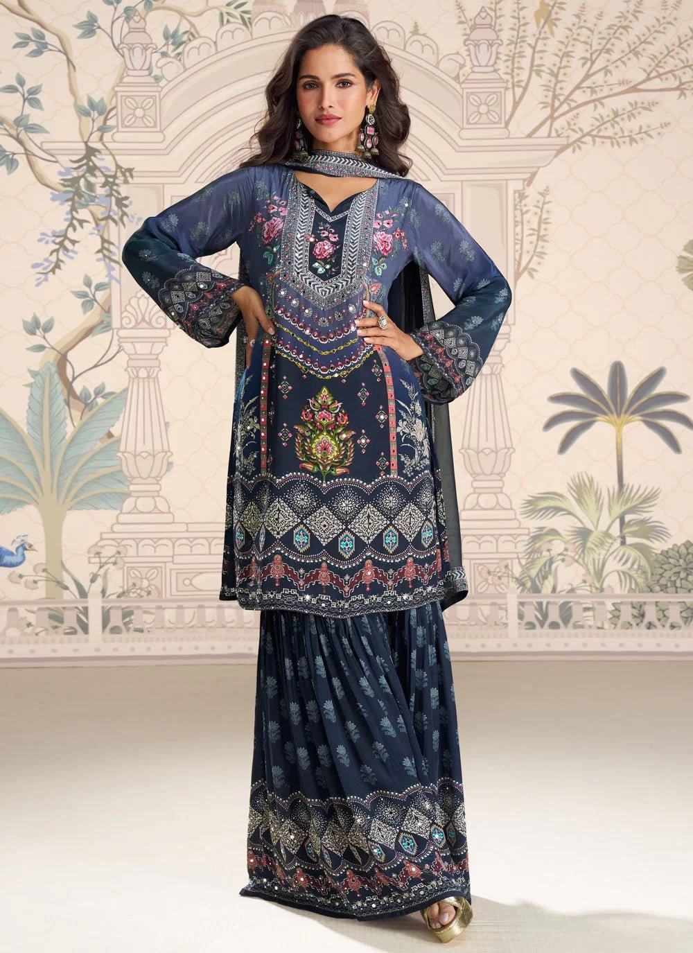 Stunning Blue SYKP - Indian Dress House 786