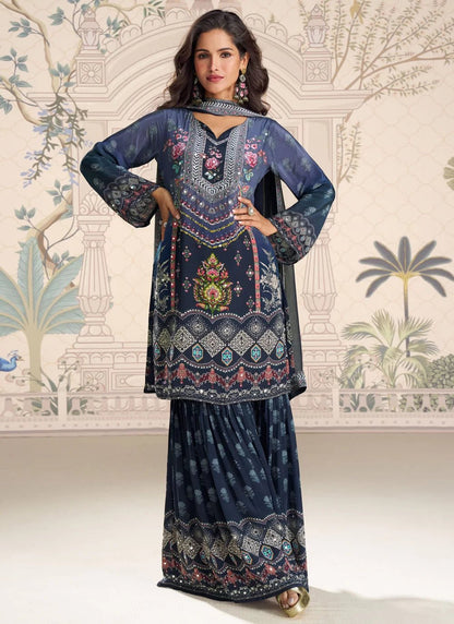 Stunning Blue SYKP - Indian Dress House 786
