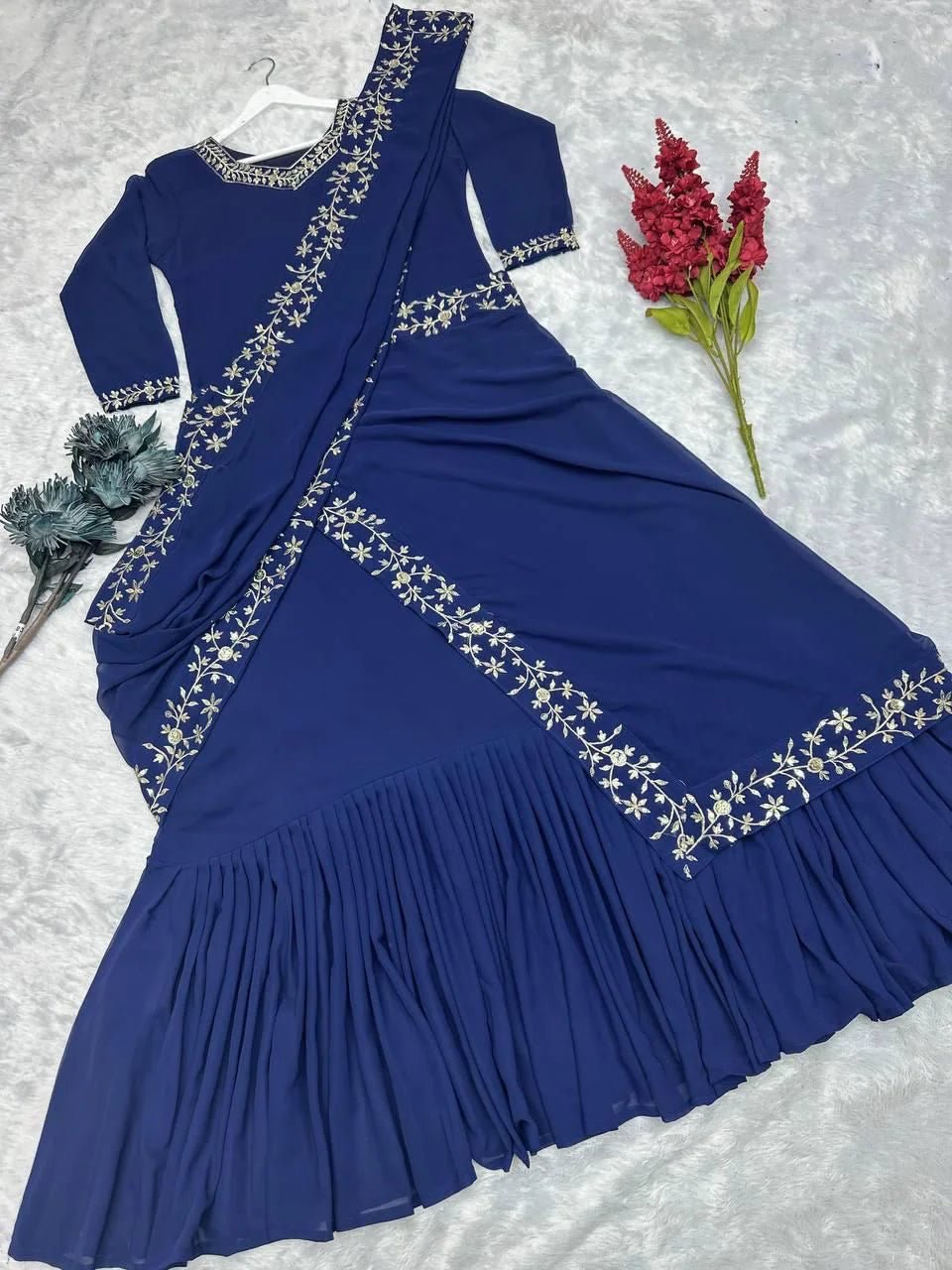 Stunning Blue VGS - Indian Dress House 786