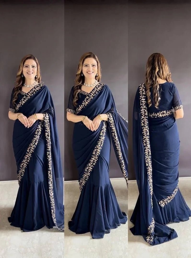 Stunning Blue VGS - Indian Dress House 786