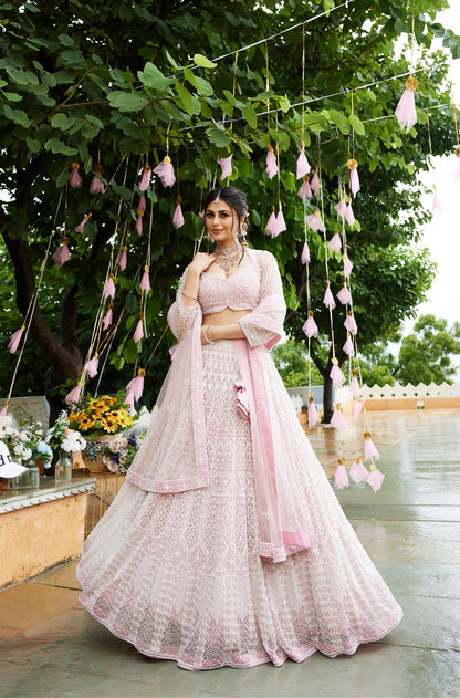 Stunning Blush Pink NWDL - Indian Dress House 786